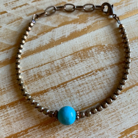 Genuine Turquoise Bracelet - Picture 4 of 4